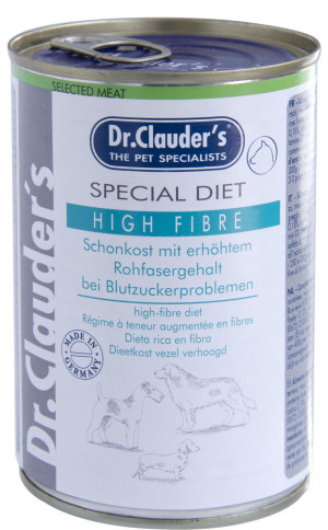 Dr.Clauder's SPECIAL DIET HIGH FIBRE 6 x 400g